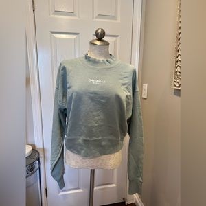 Bananas Blue Sweat Top sz M